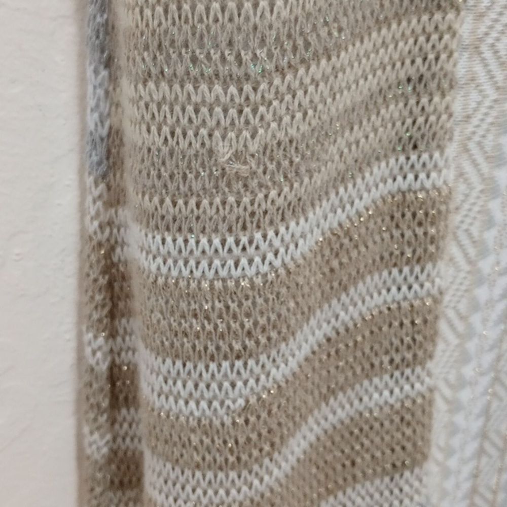 Anthropologie Cecelia Prado Glinted Gold & Silver Knit Maxi Skirt - XS - Picture 8 of 16